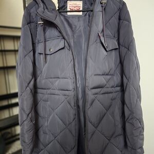 Levi's Women's Quilted Puffer Jacket - Charcoal